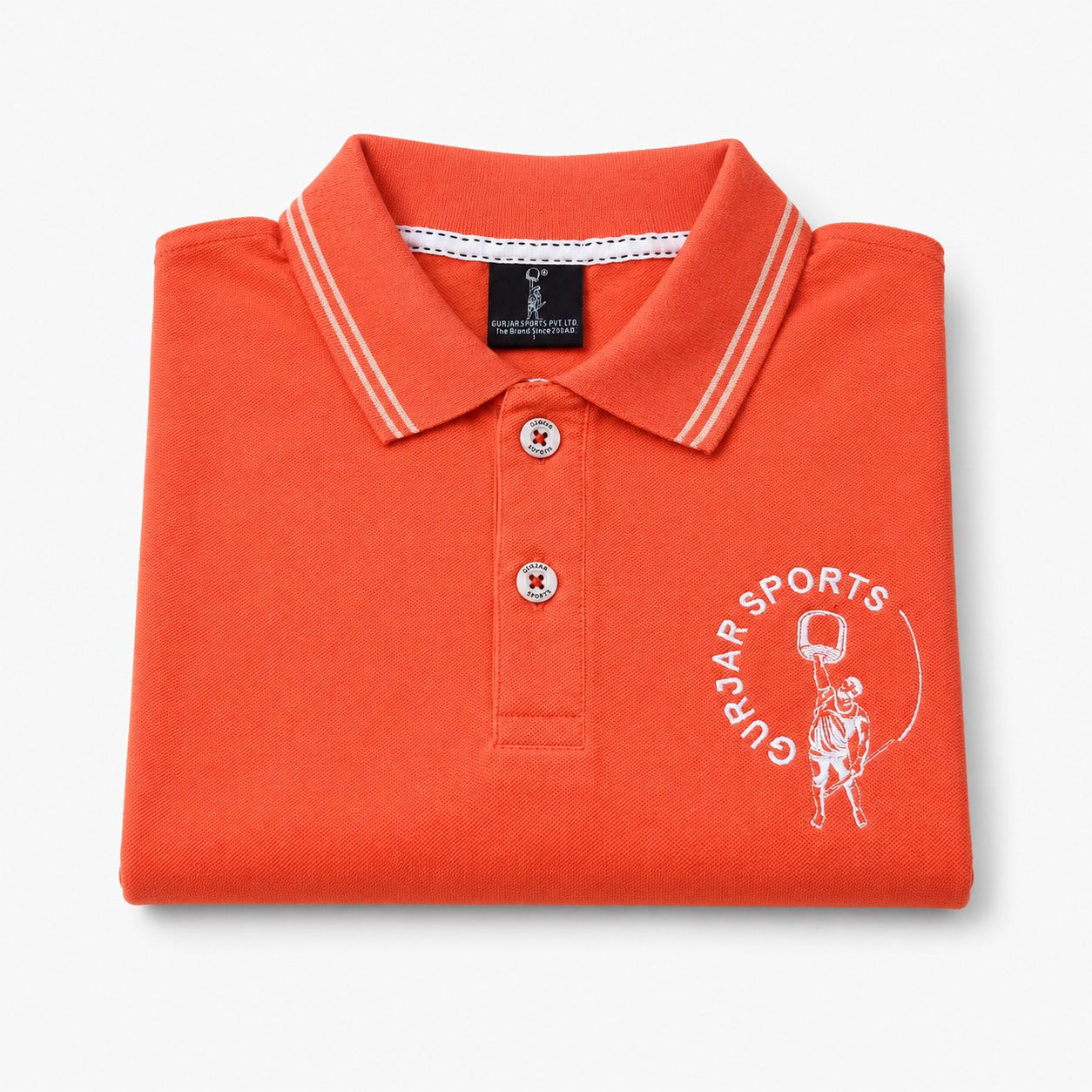 GURJAR SPORTS – Classic Matty Polo - Orange