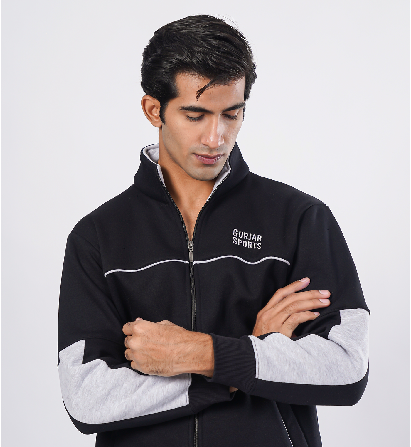 ROYAL Full-Zip Sweatshirts - Black