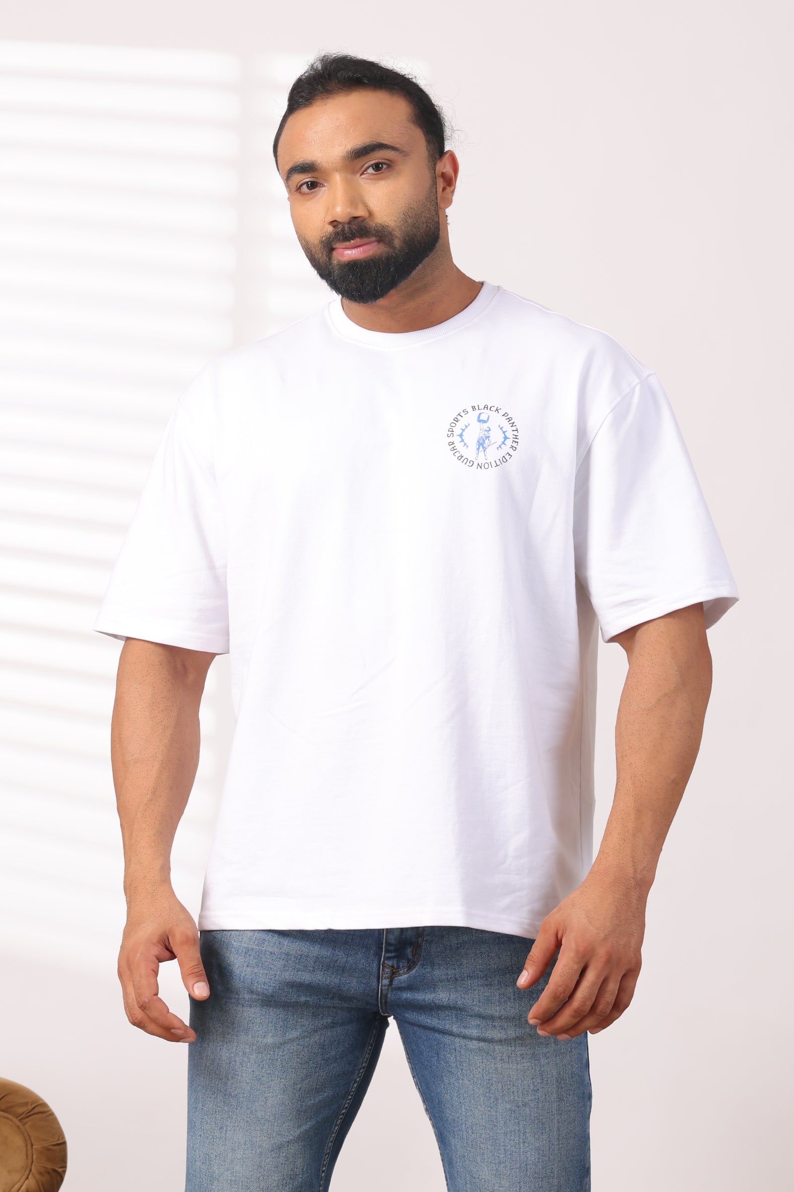 Black Panther -White Tshirt