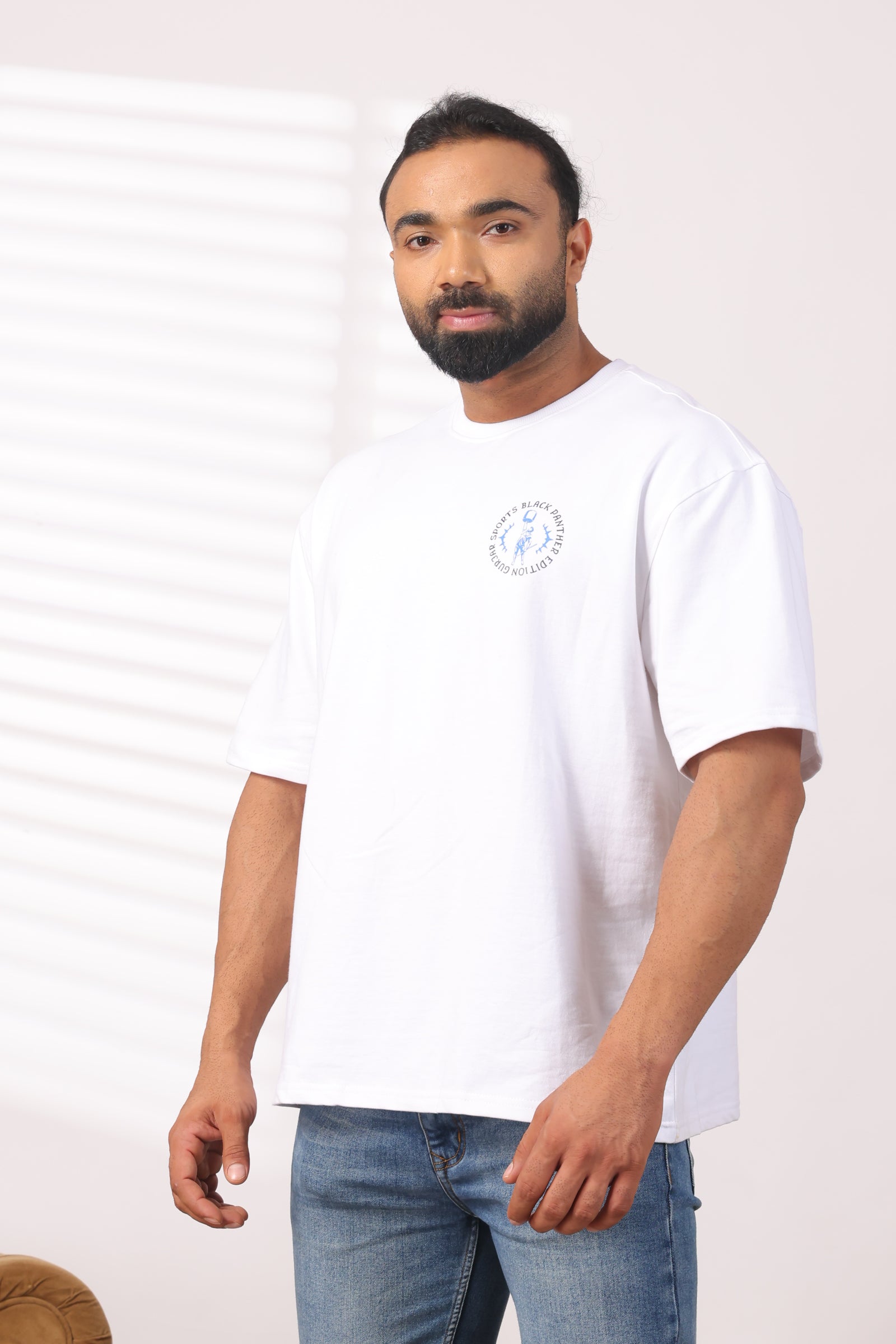 Black Panther -White Tshirt