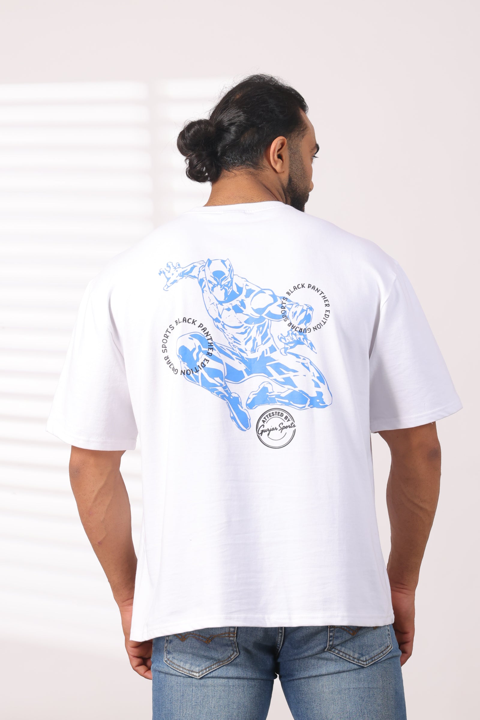 Black Panther -White Tshirt