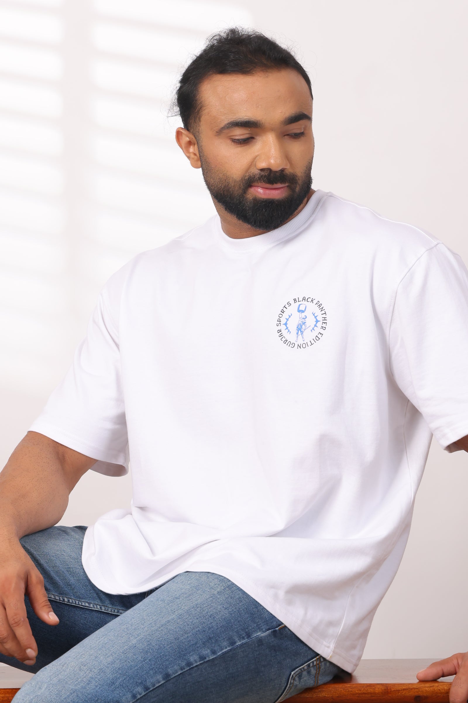 Black Panther -White Tshirt