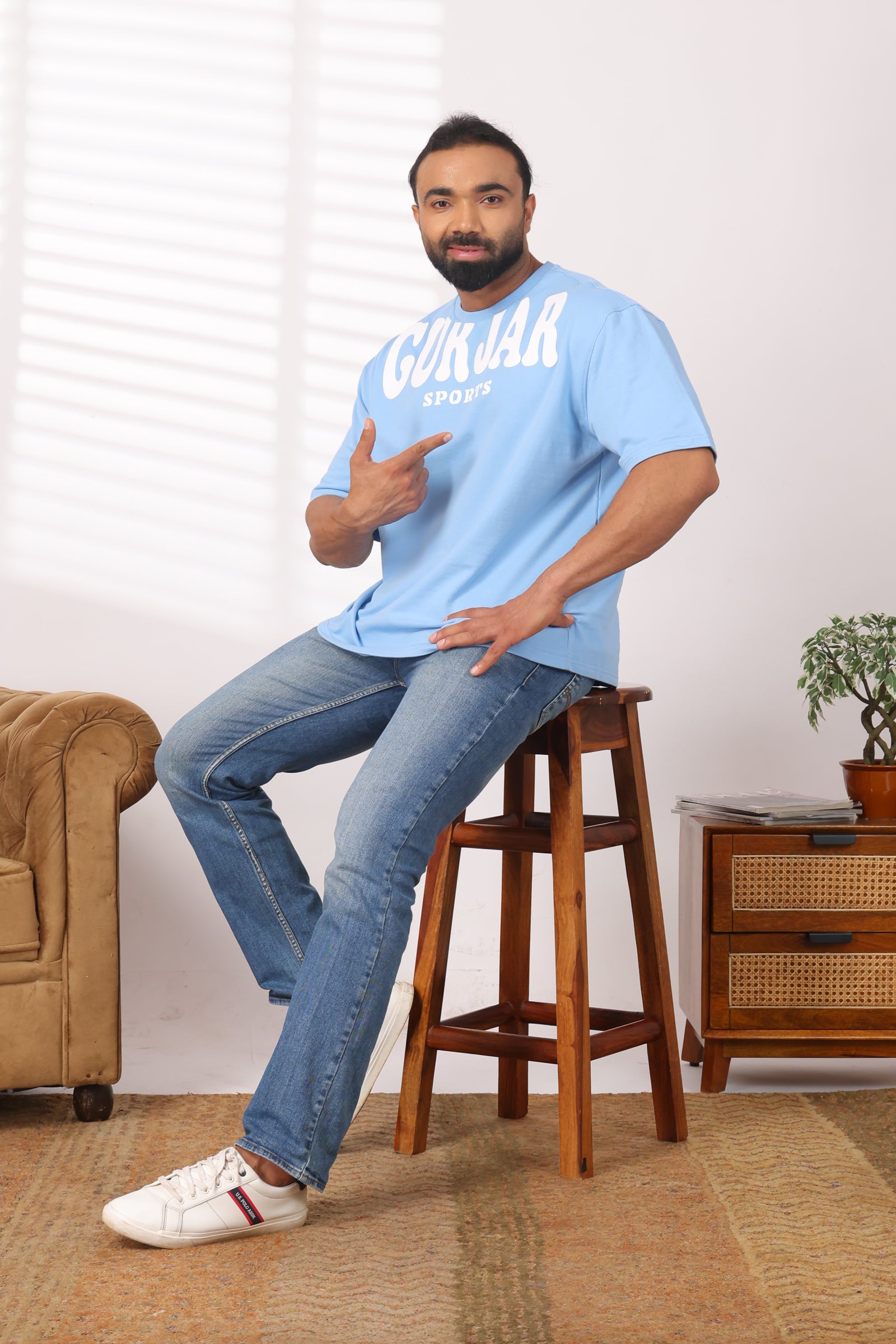 Bold GURJAR Sky Blue