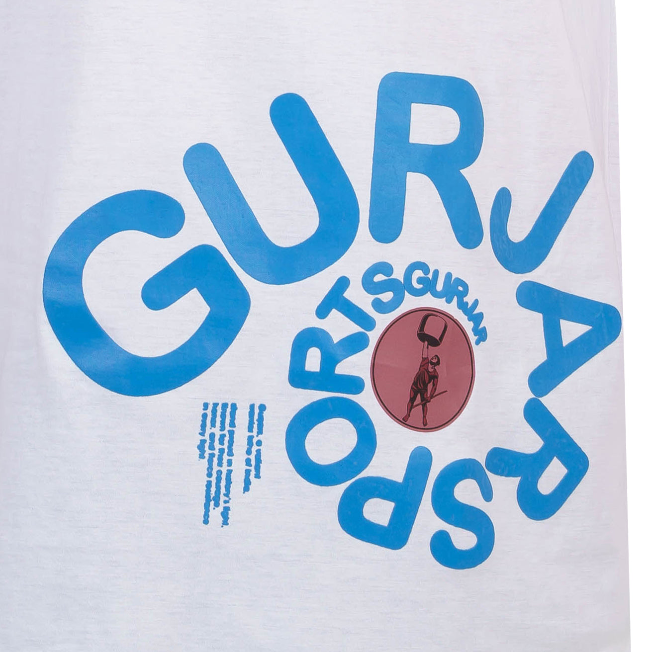Gurjar Sports Drop Shoulder T-Shirt - White  (Unisex)