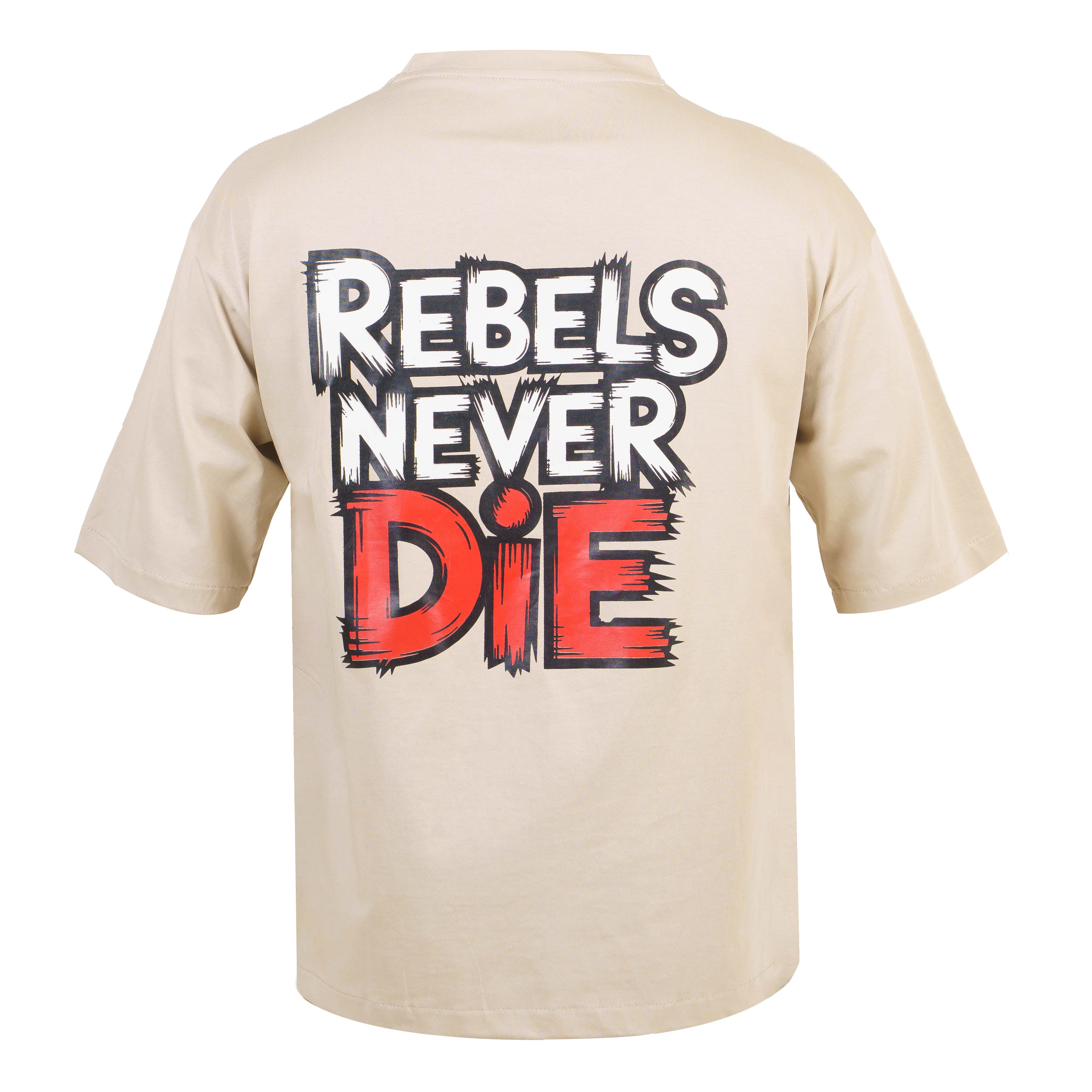Rebels Drop Shoulder Tee -OFF White  (Unisex)