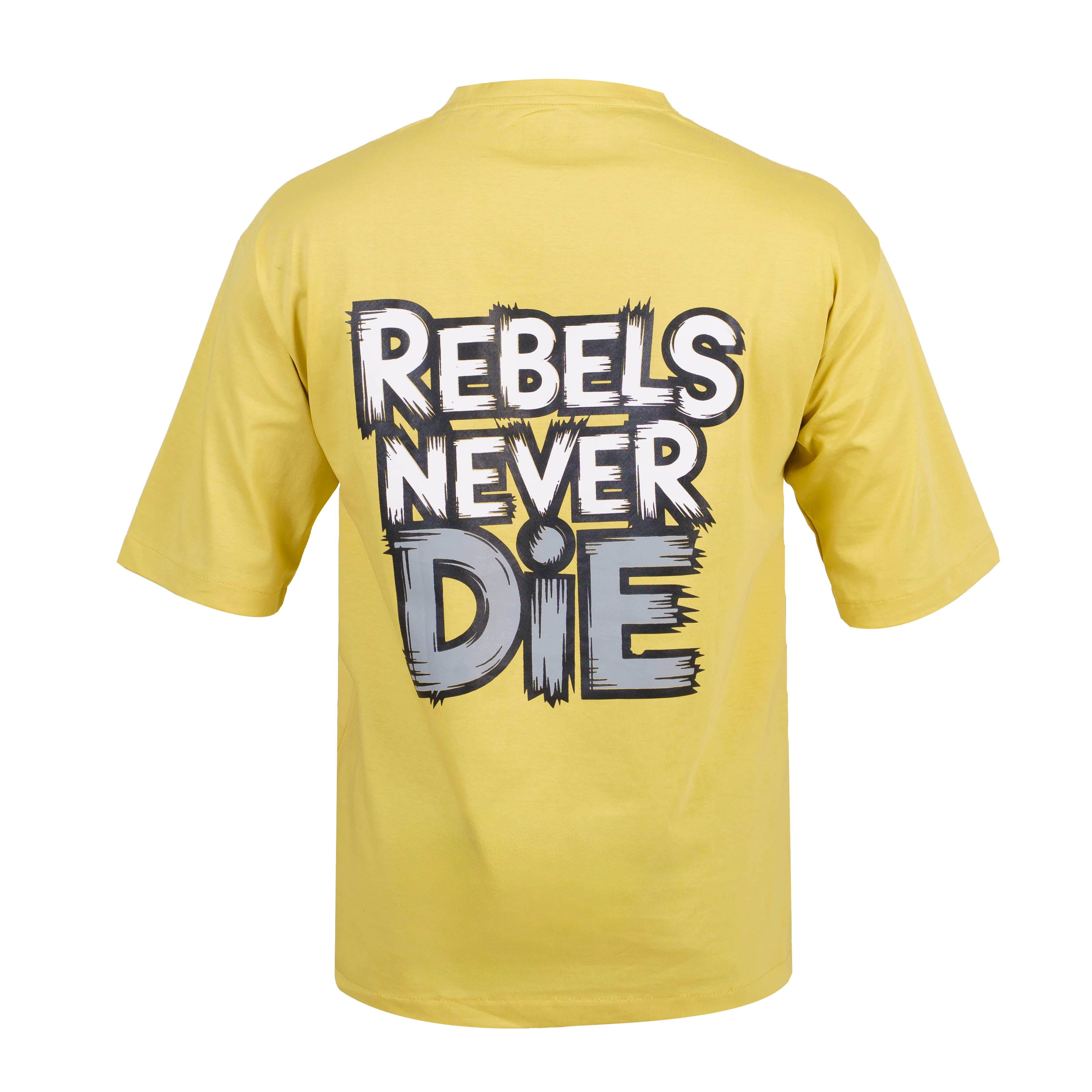 Rebels Drop Shoulder Tee - Lemon Yellow  (Unisex)