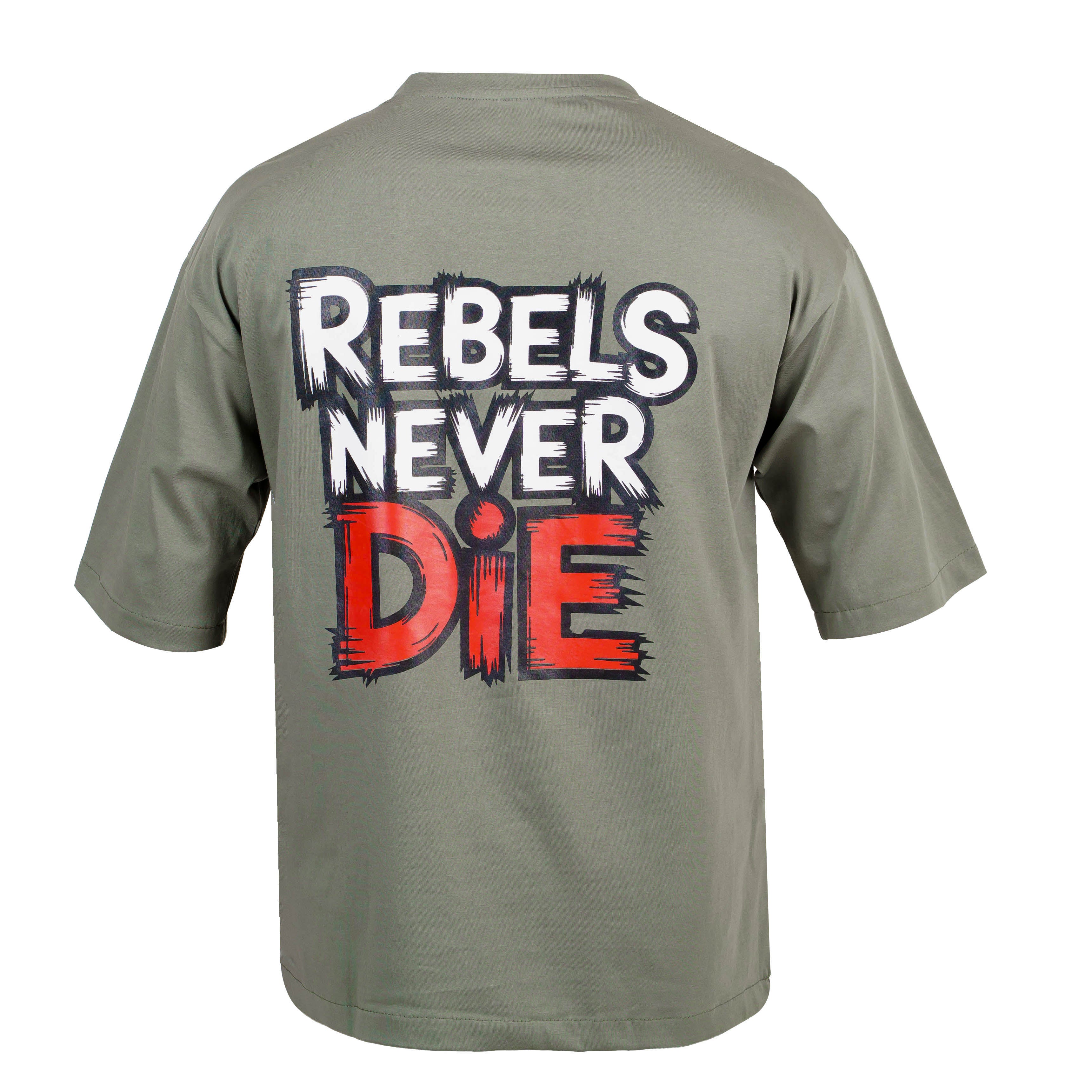 Rebels Drop Shoulder Tee - Teal Green  (Unisex)