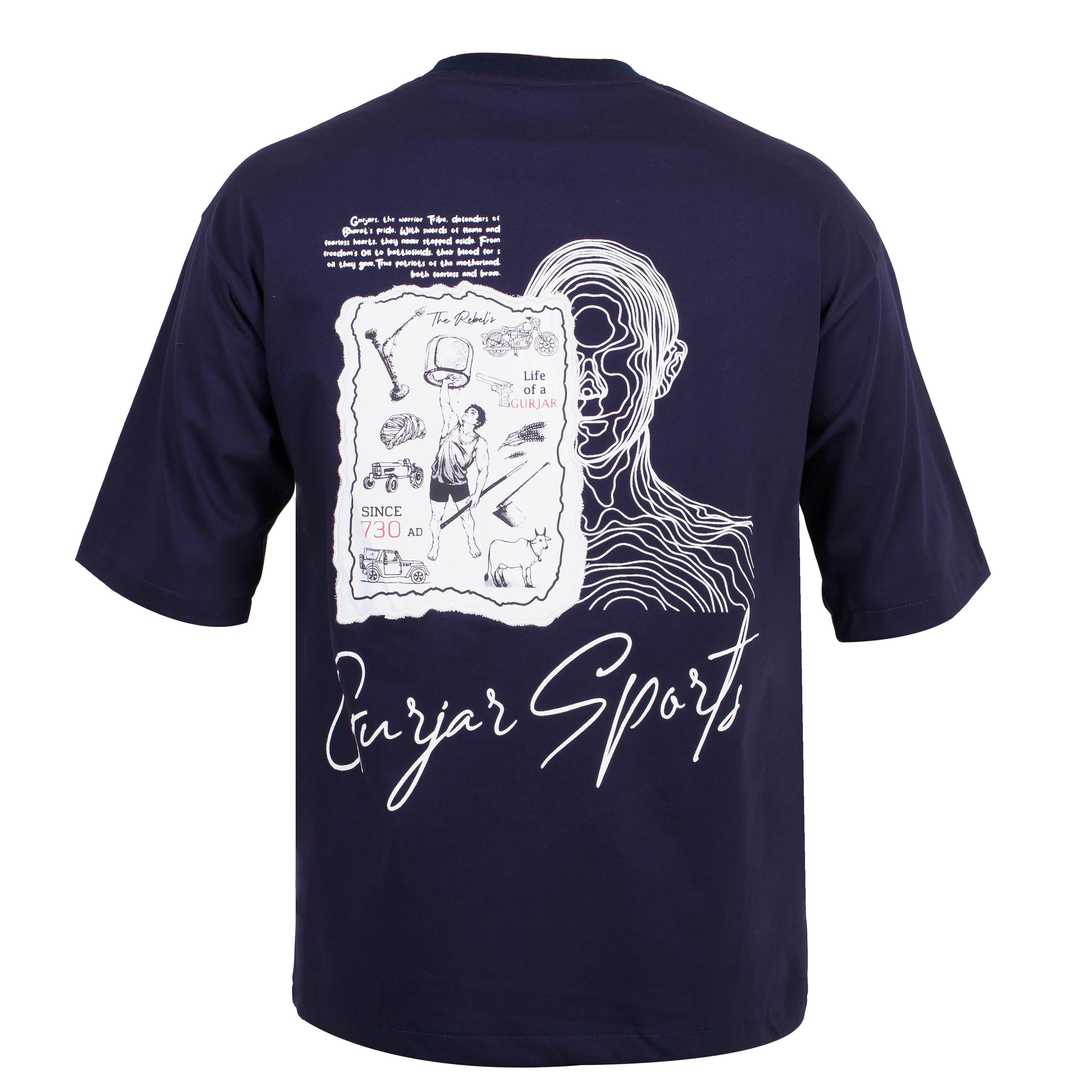 Legacy Drop Shoulder Tee - Black  (Unisex)