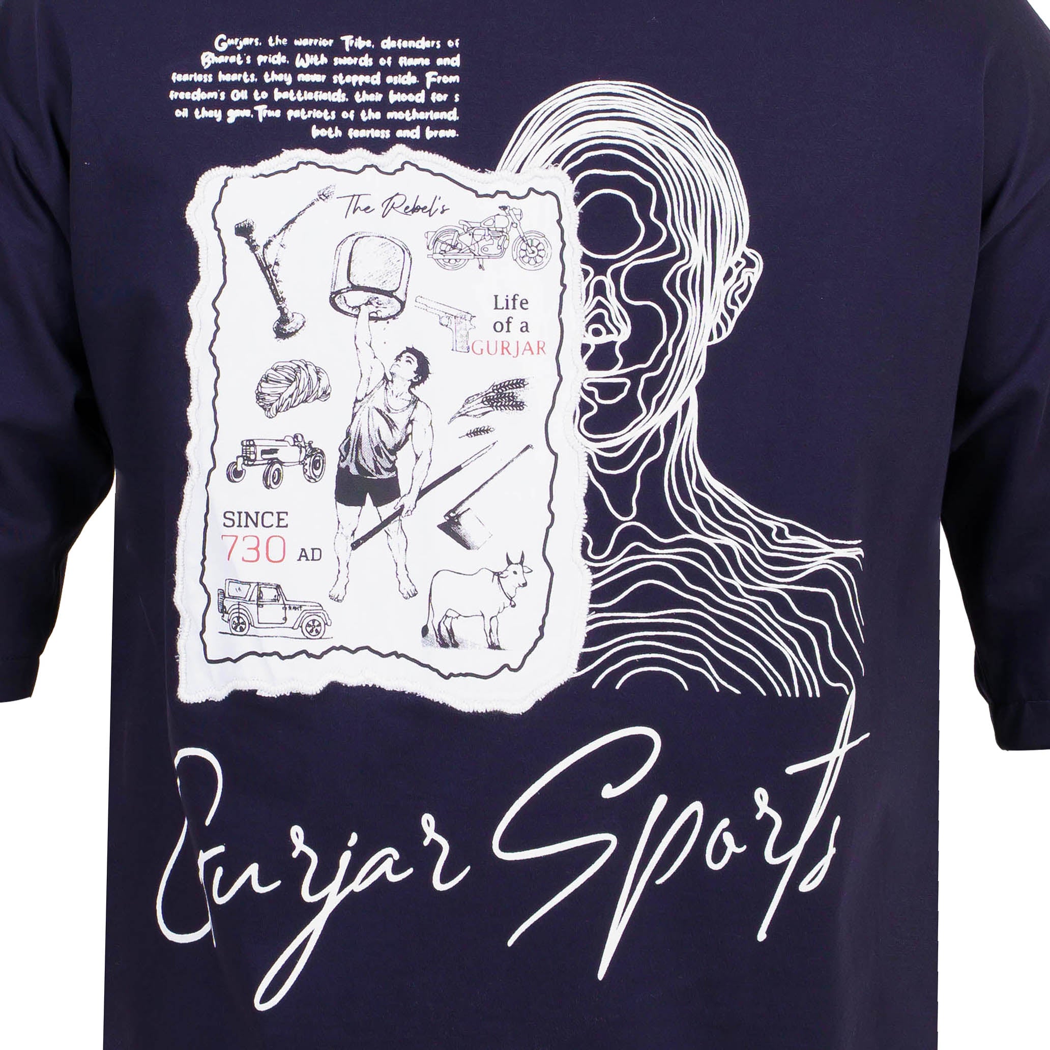 Legacy Drop Shoulder Tee - Black  (Unisex)