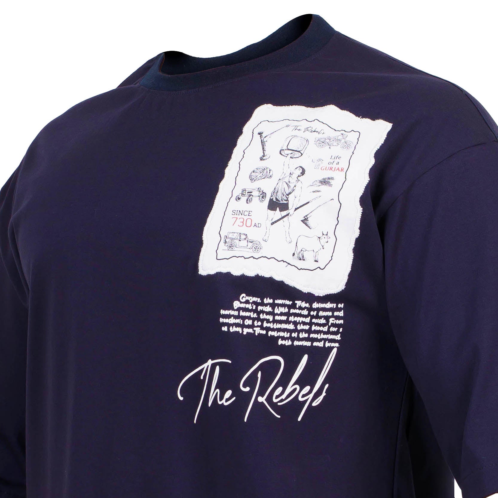 Legacy Drop Shoulder Tee - Black  (Unisex)