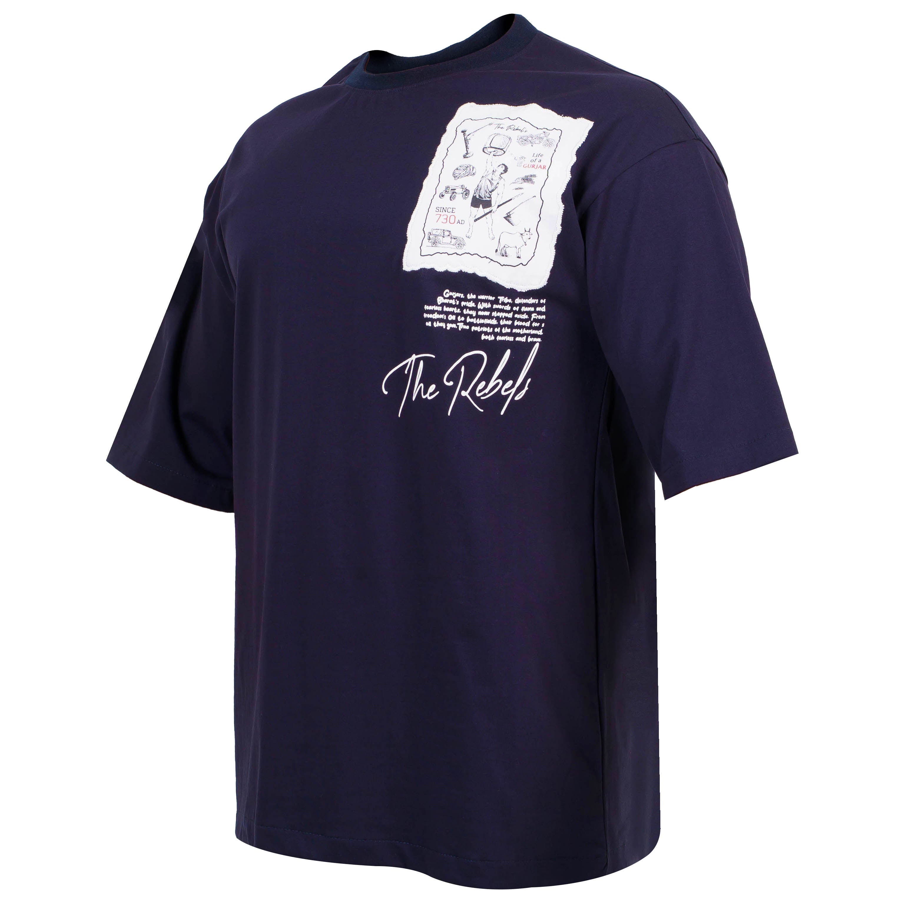 Legacy Drop Shoulder Tee - Black  (Unisex)