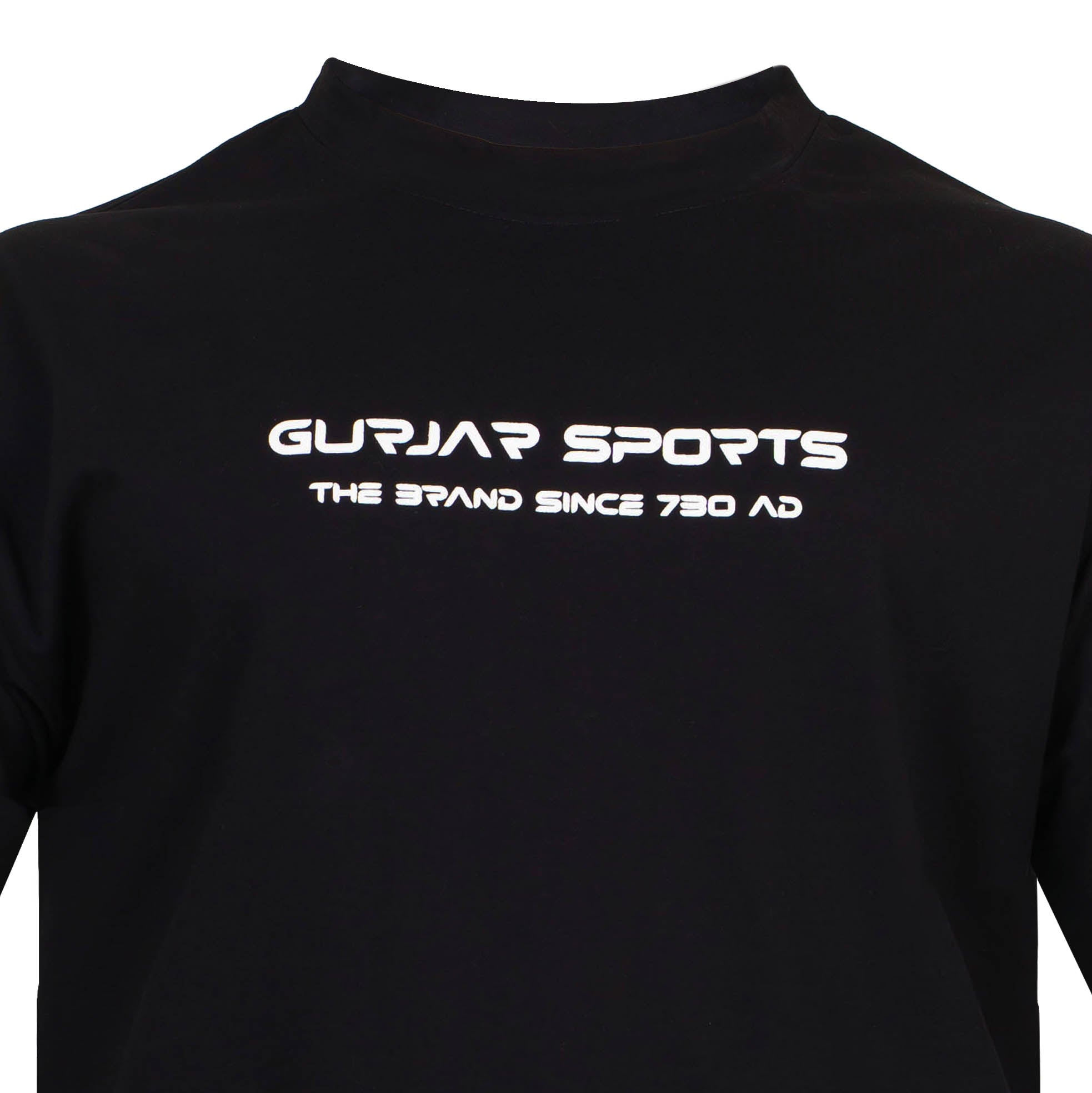 ENARGE GURJAR Drop Shoulder Tee - Black  (Unisex)