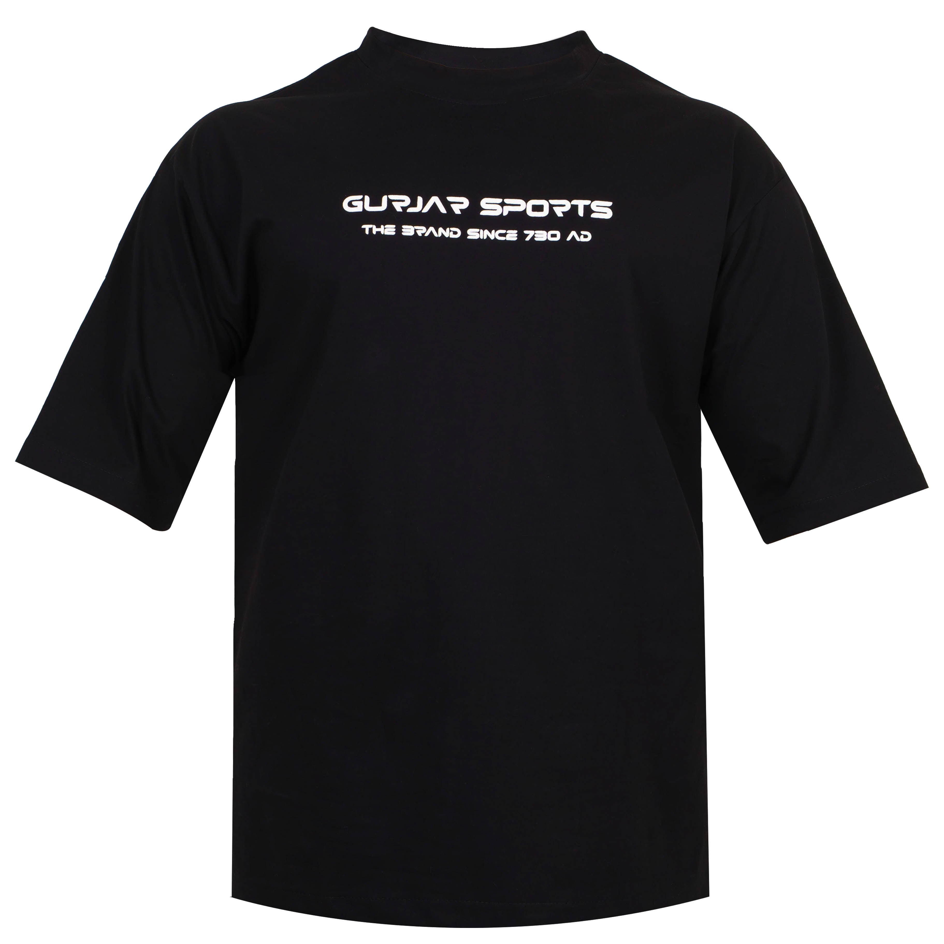 ENARGE GURJAR Drop Shoulder Tee - Black  (Unisex)