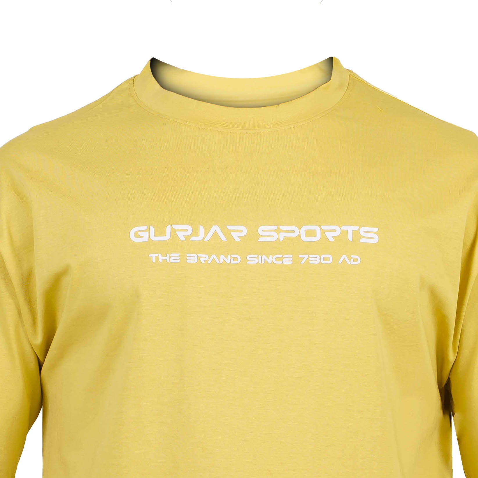 ENARGE GURJAR Drop Shoulder Tee - Lemon Yellow  (Unisex)