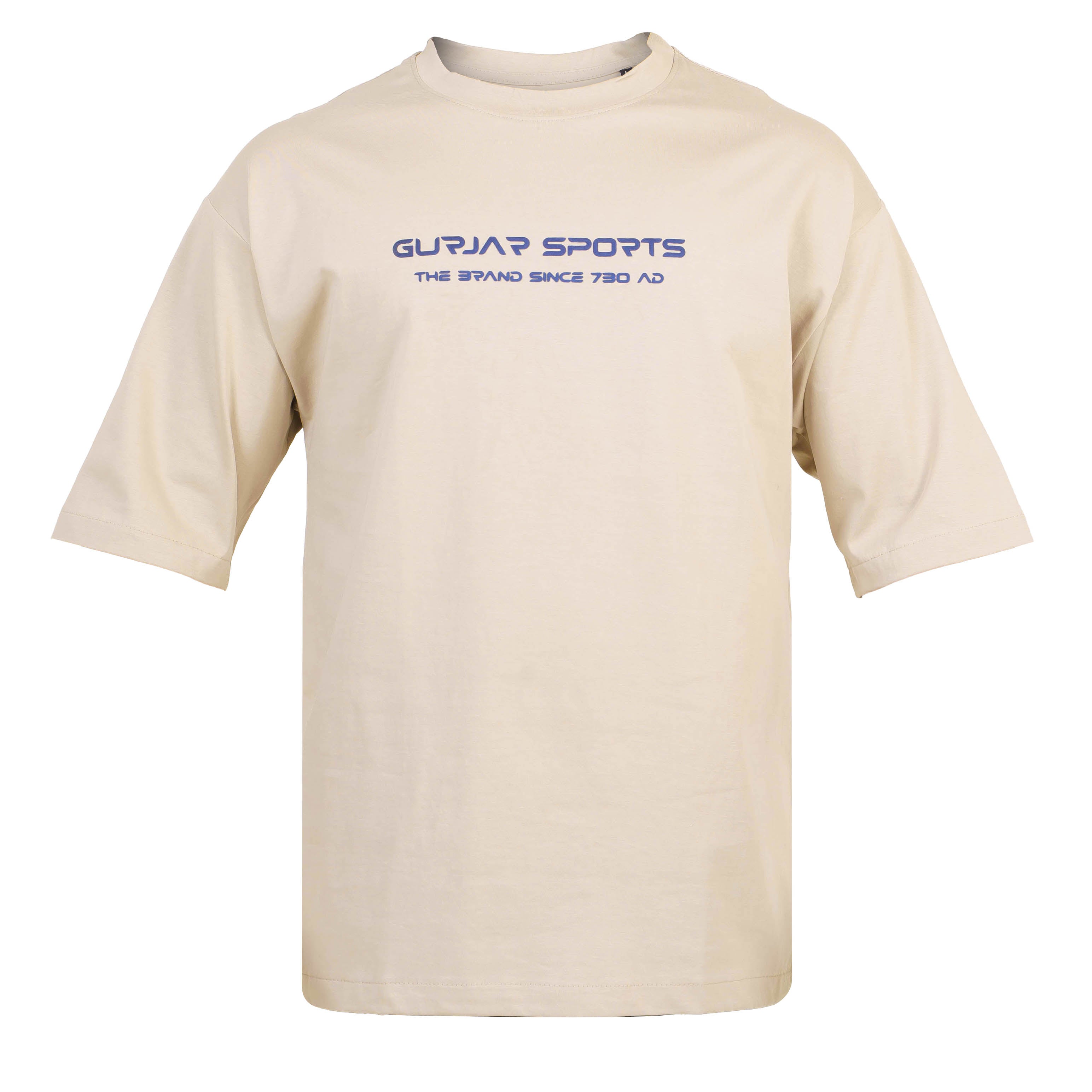 ENARGE GURJAR Drop Shoulder Tee - OFF White  (Unisex)