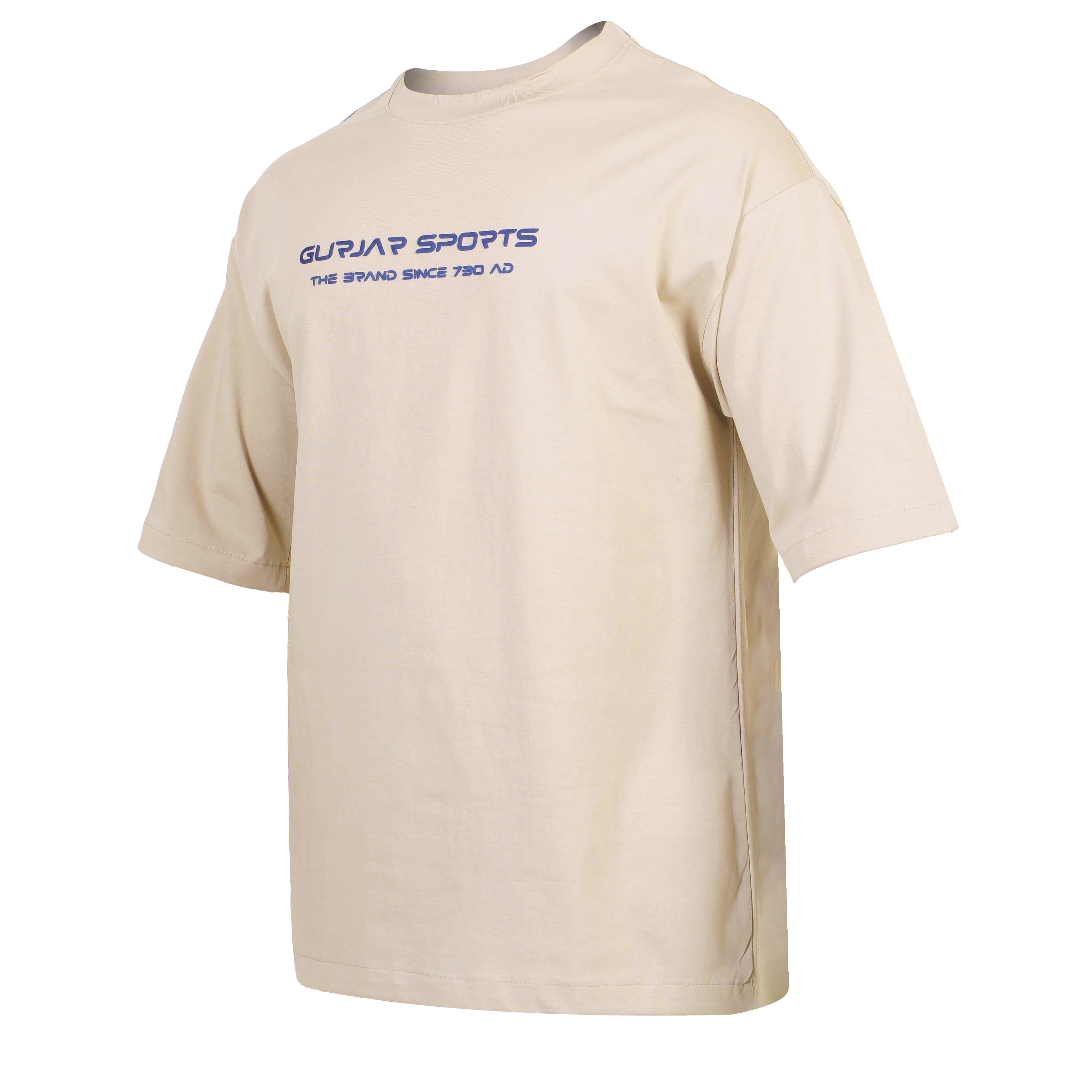 ENARGE GURJAR Drop Shoulder Tee - OFF White  (Unisex)