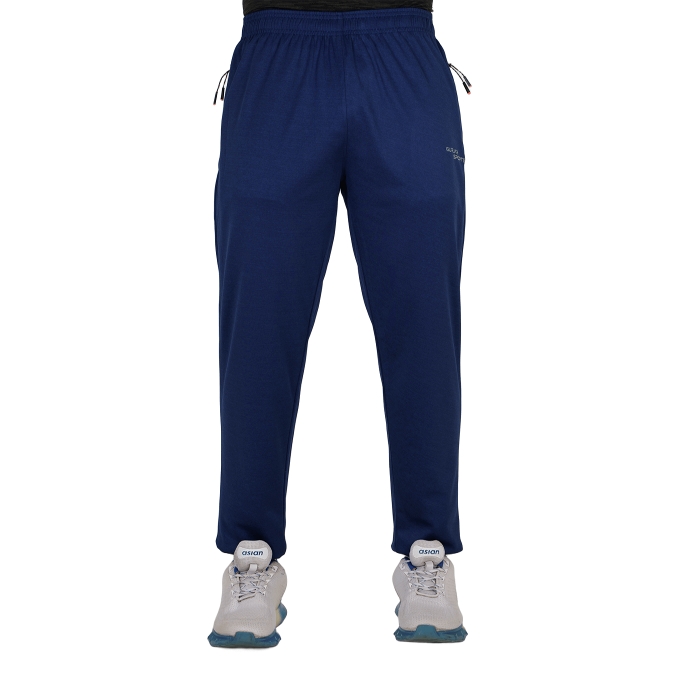 Men’s Airforce Blue Joggers with Rebel Print