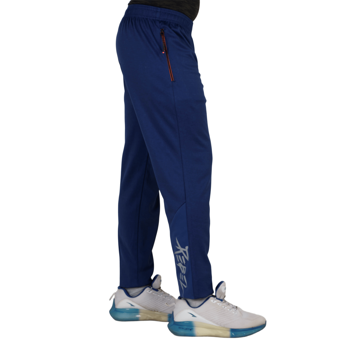 Men’s Airforce Blue Joggers with Rebel Print