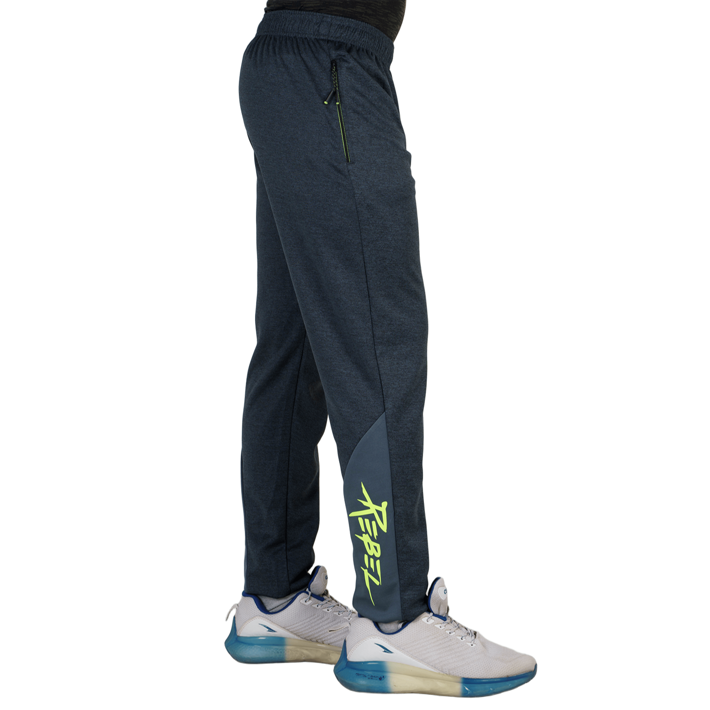 Men’s Dark Grey Joggers with Rebel Print