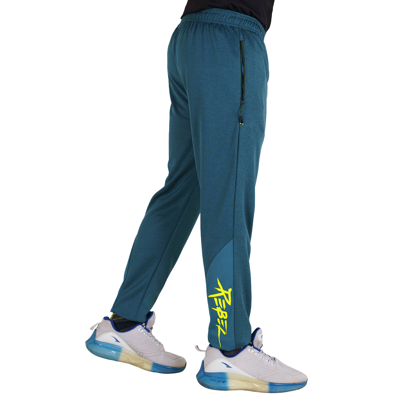 Men’s Teal  Joggers with Rebel Print