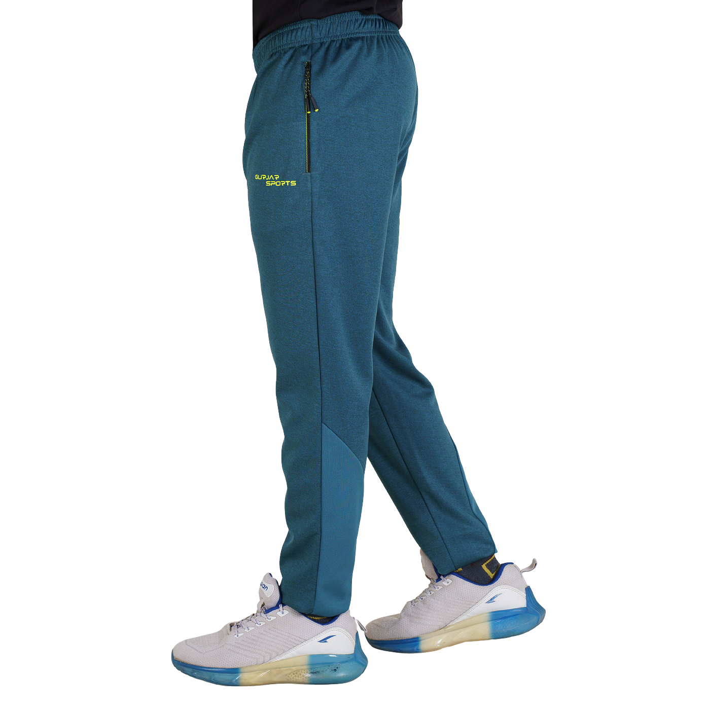 Men’s Teal  Joggers with Rebel Print