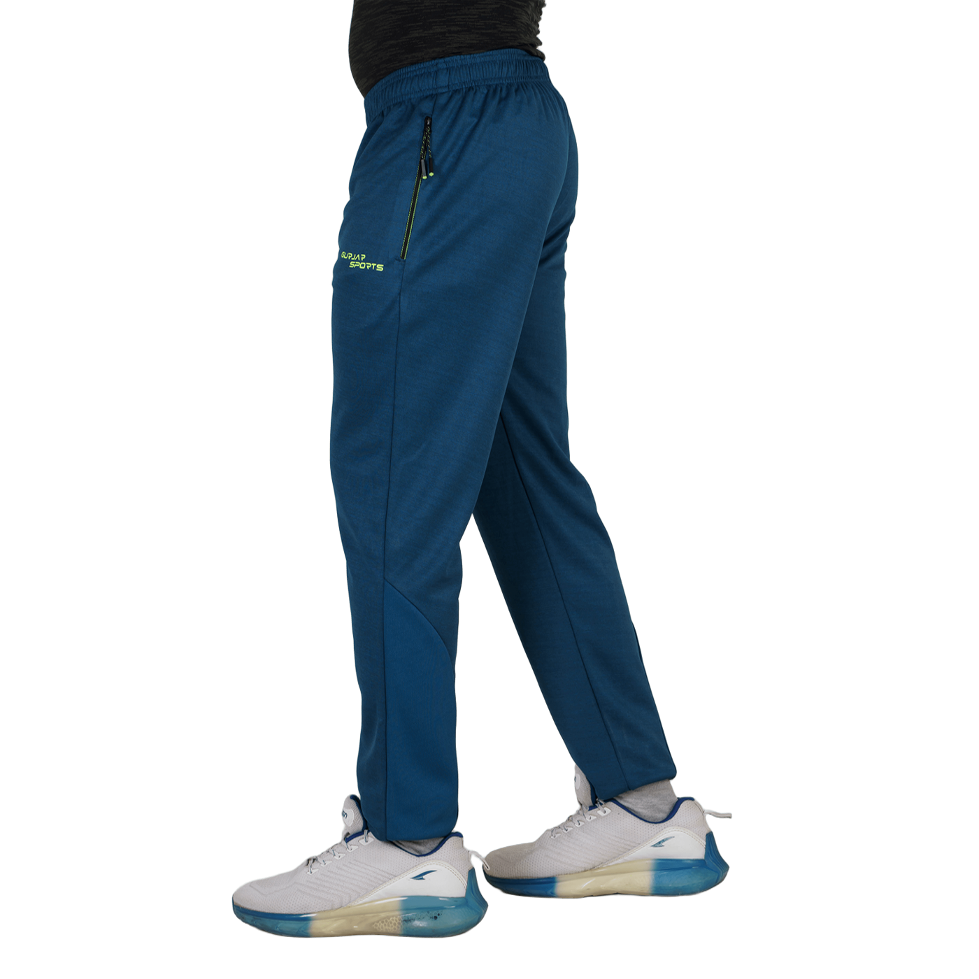 Men’s Navy Blue Joggers with Rebel Print