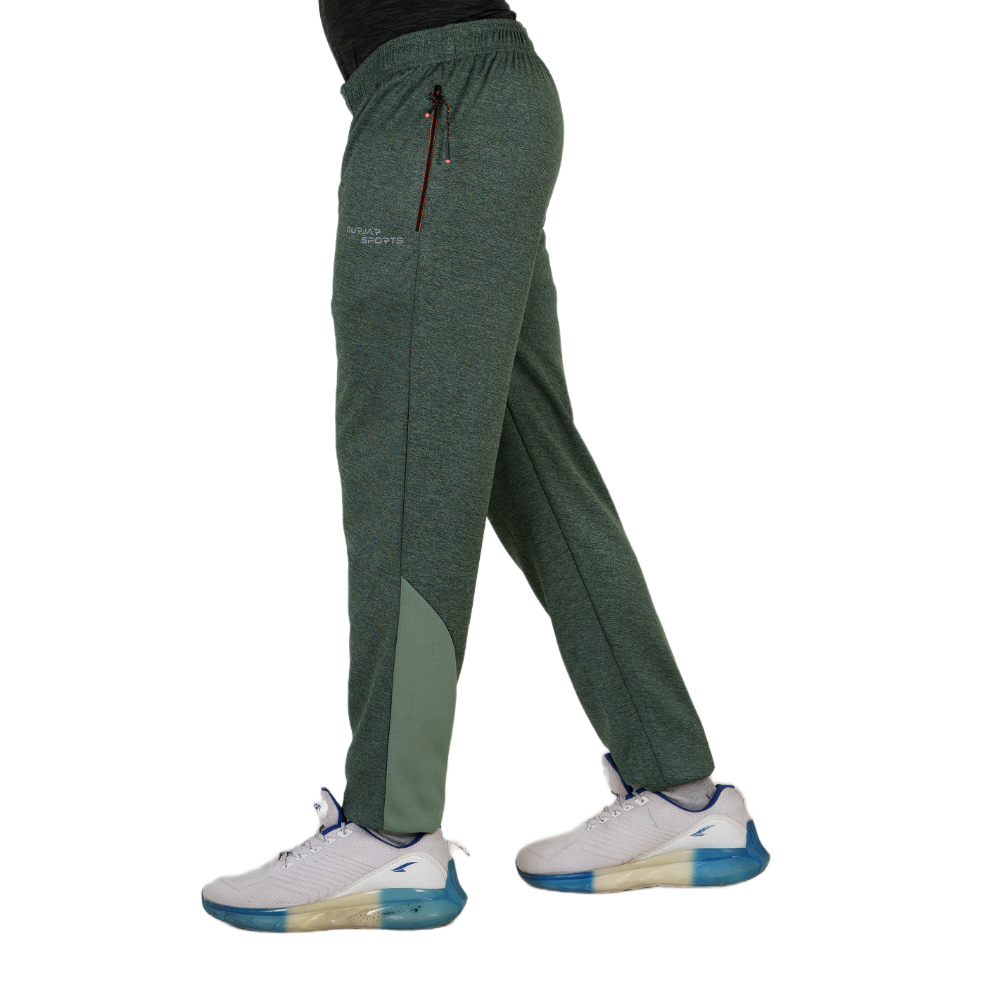 Men’s Olive Joggers with Rebel Print