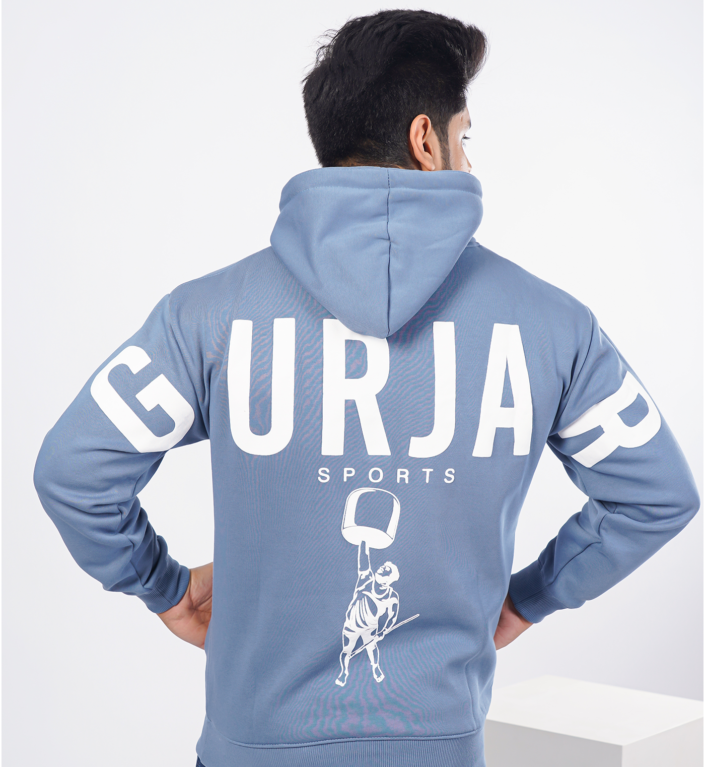 Premium Hoodies Enlarge - Blue