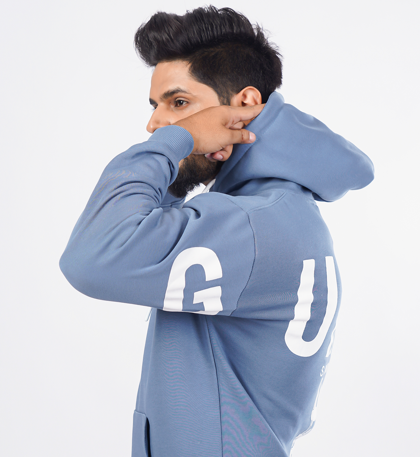 Premium Hoodies Enlarge - Blue