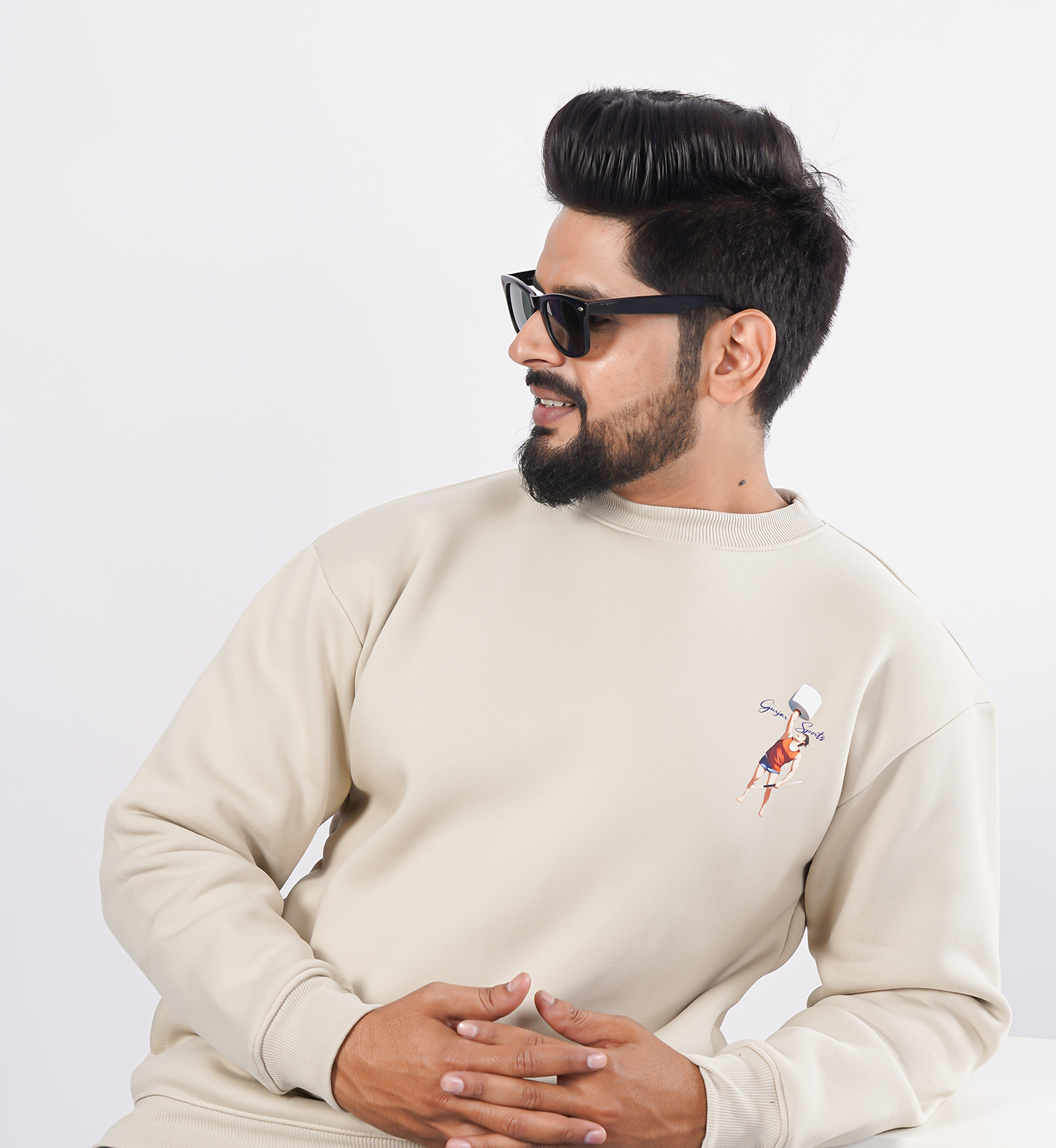 Sweatshirts Roundneck - Beige