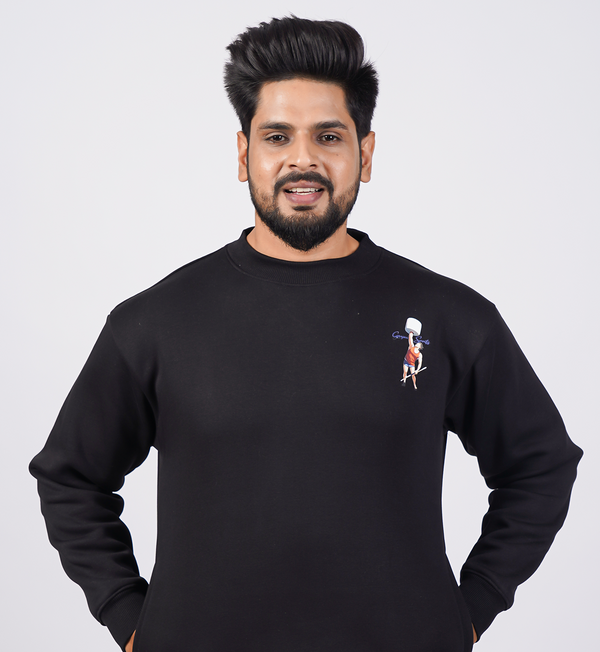 Sweatshirts Roundneck - Black