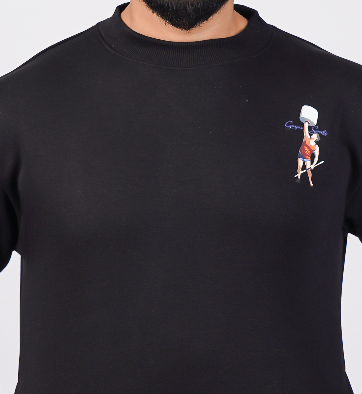 Sweatshirts Roundneck - Black