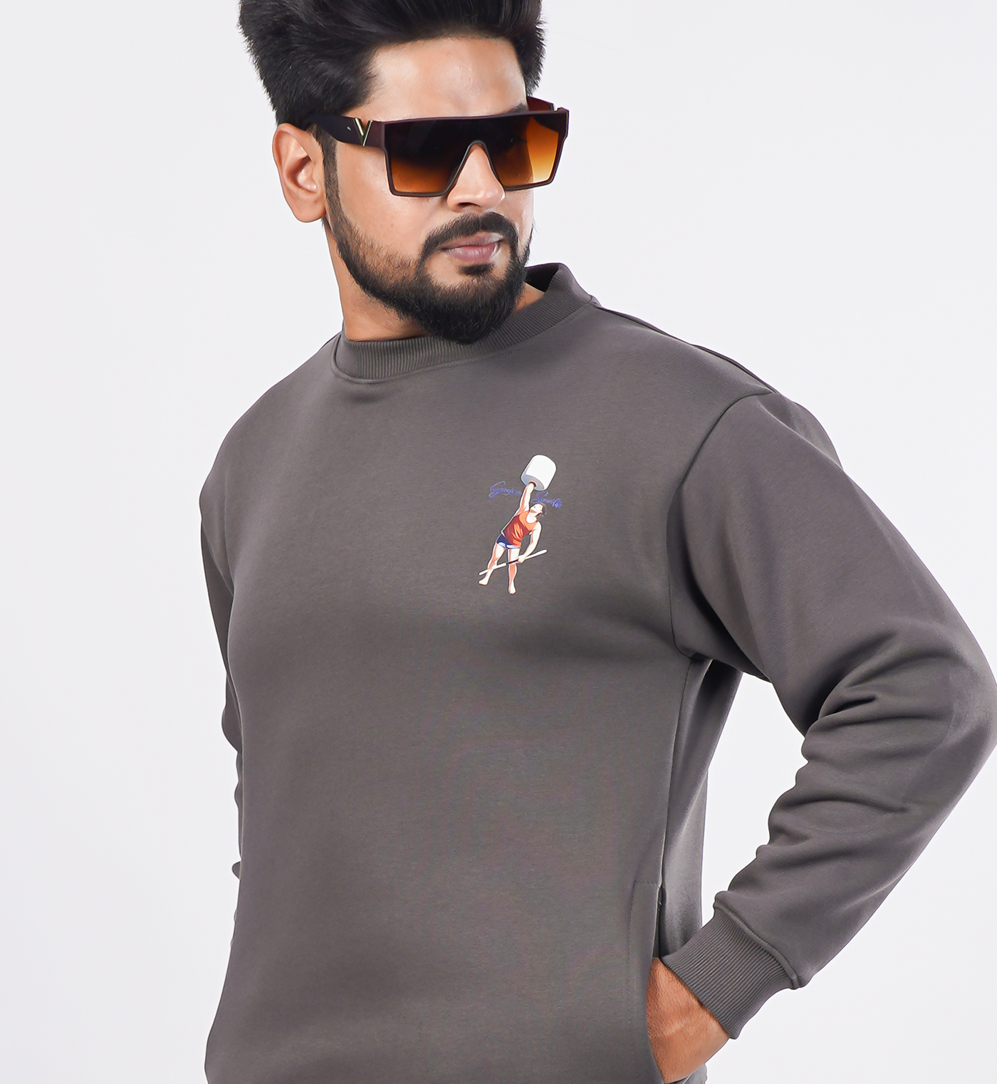 Sweatshirts Roundneck - Teel Green