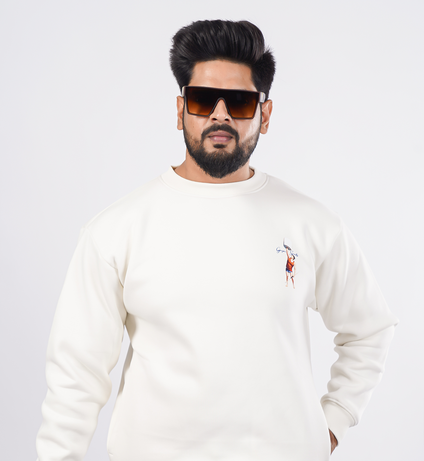 Sweatshirts Roundneck - White