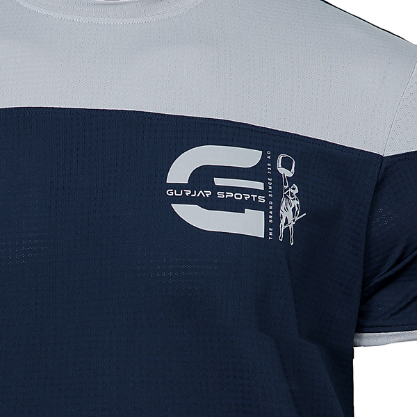 Navy Contrast Tee