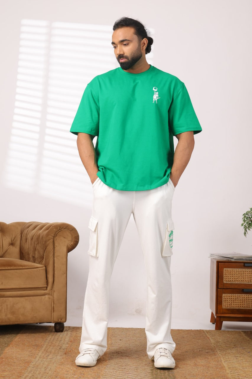 Never Stop Tshirt Green