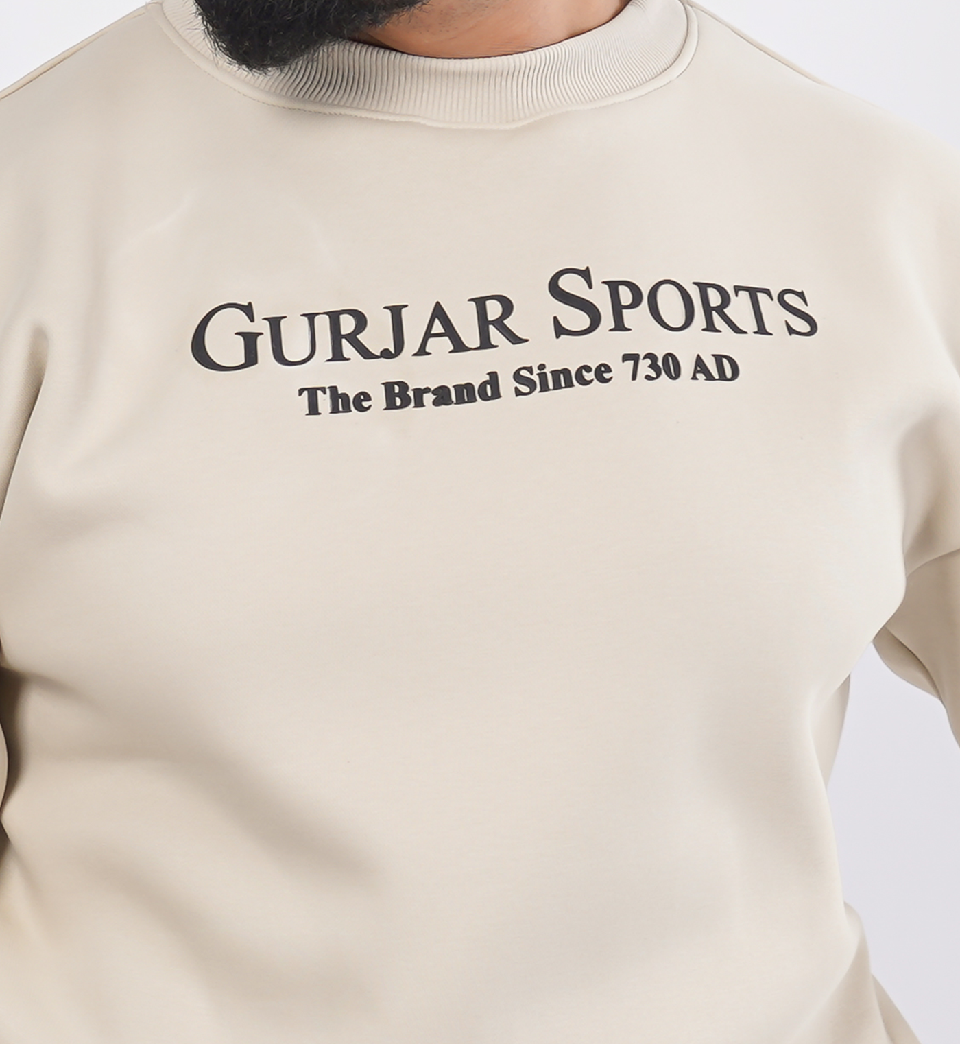 Sweatshirts Roundneck- Enlarge - Beige