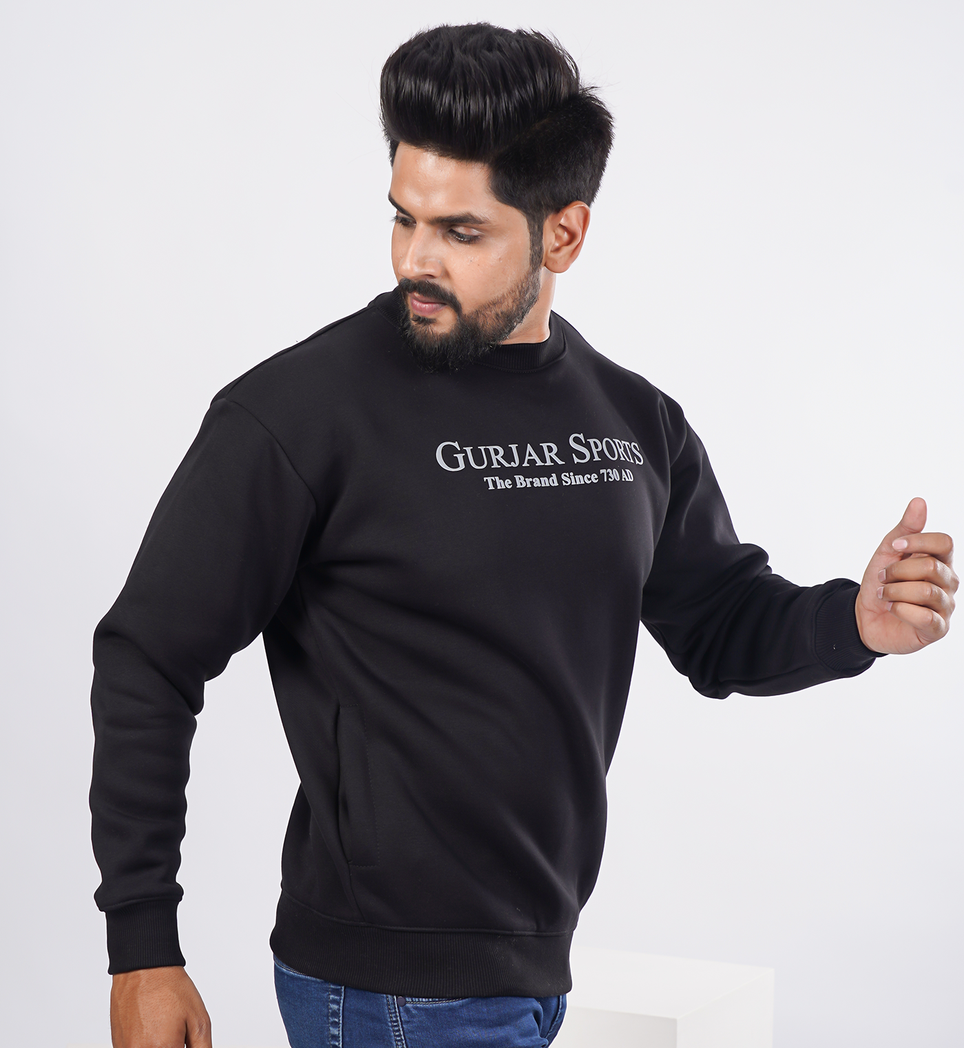 Sweatshirts Roundneck- Enlarge - Black