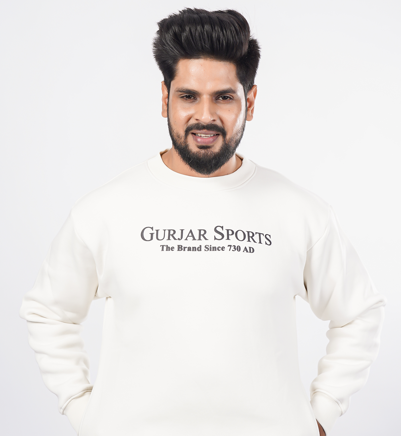 Sweatshirts Roundneck- Enlarge - White