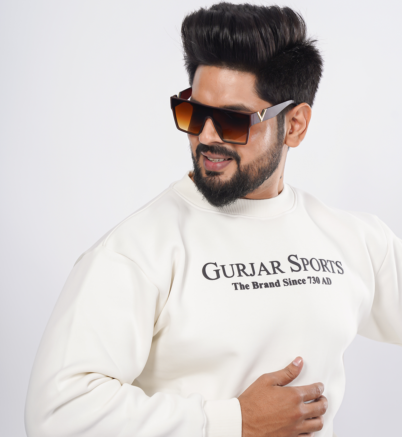 Sweatshirts Roundneck- Enlarge - White