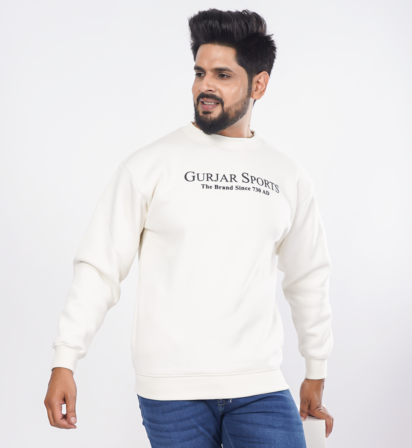 Sweatshirts Roundneck- Enlarge - White