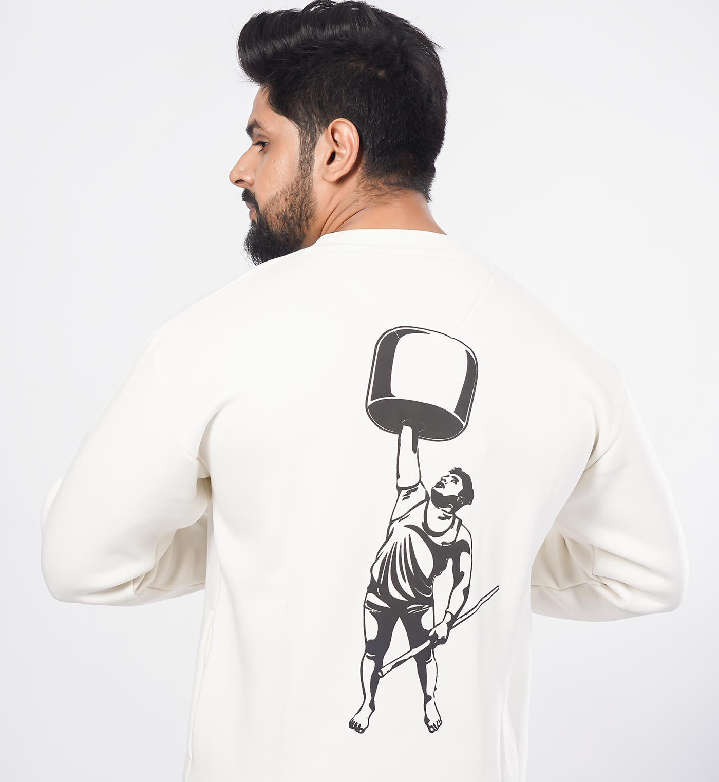 Sweatshirts Roundneck- Enlarge - White