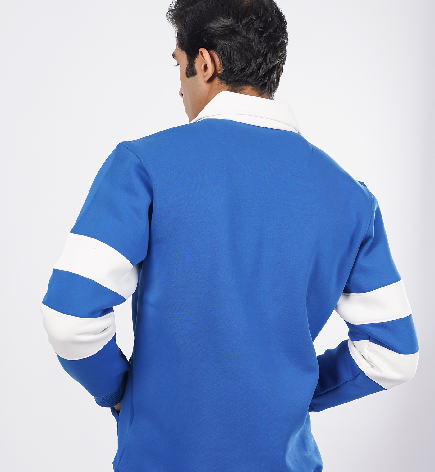 Rugby-Inspired Sweatshirts - Blue