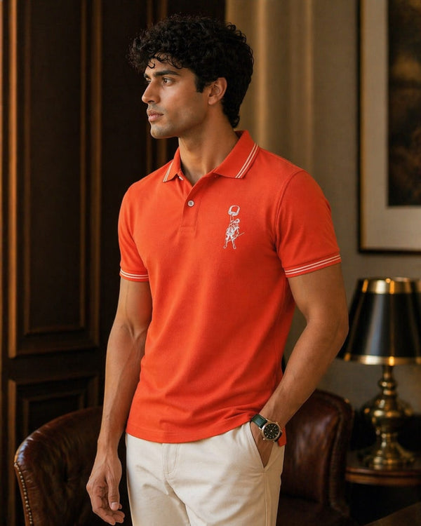 GURJAR SPORTS – Classic Matty Polo - Orange