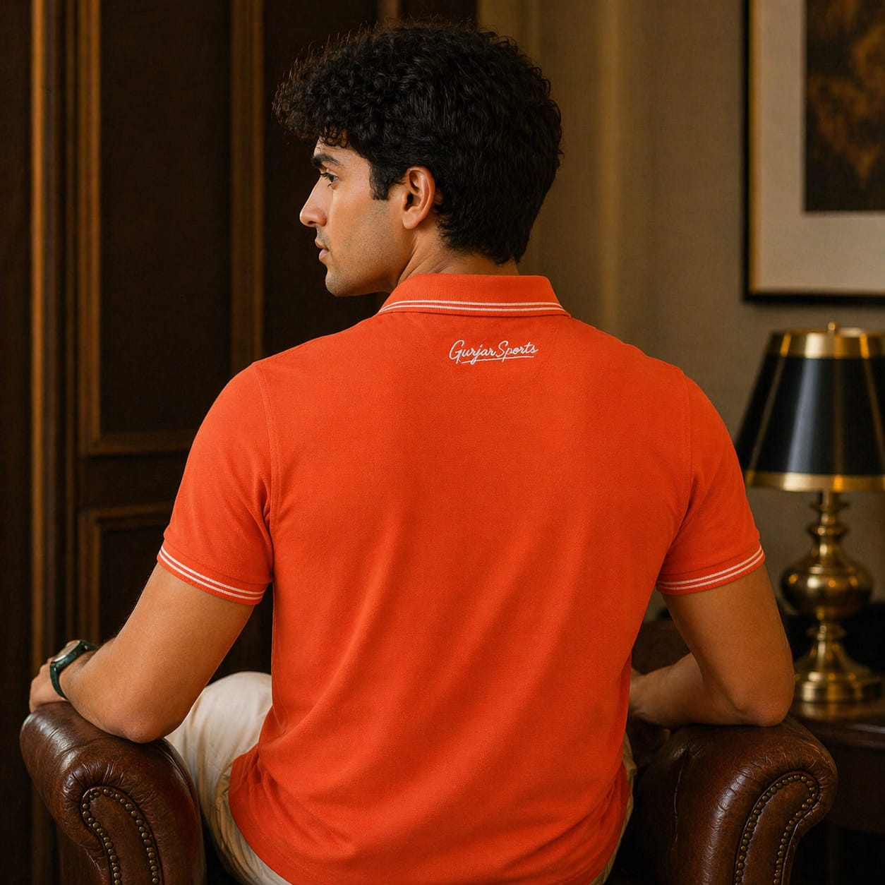 GURJAR SPORTS – Classic Matty Polo - Orange