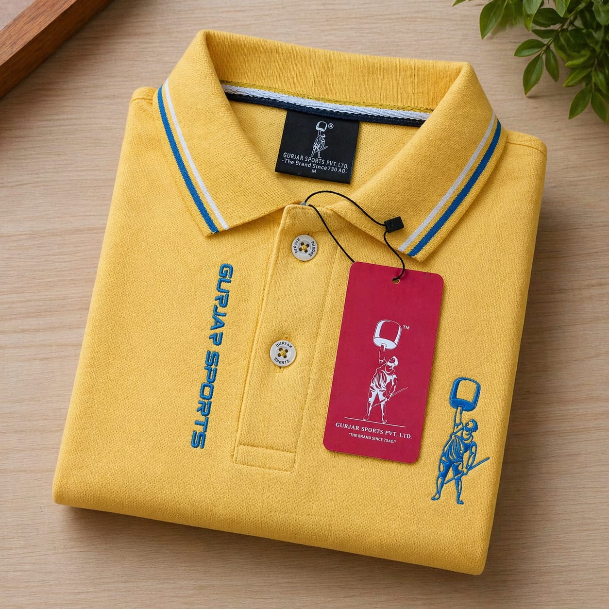GURJAR SPORTS – Classic Matty Polo - Yellow