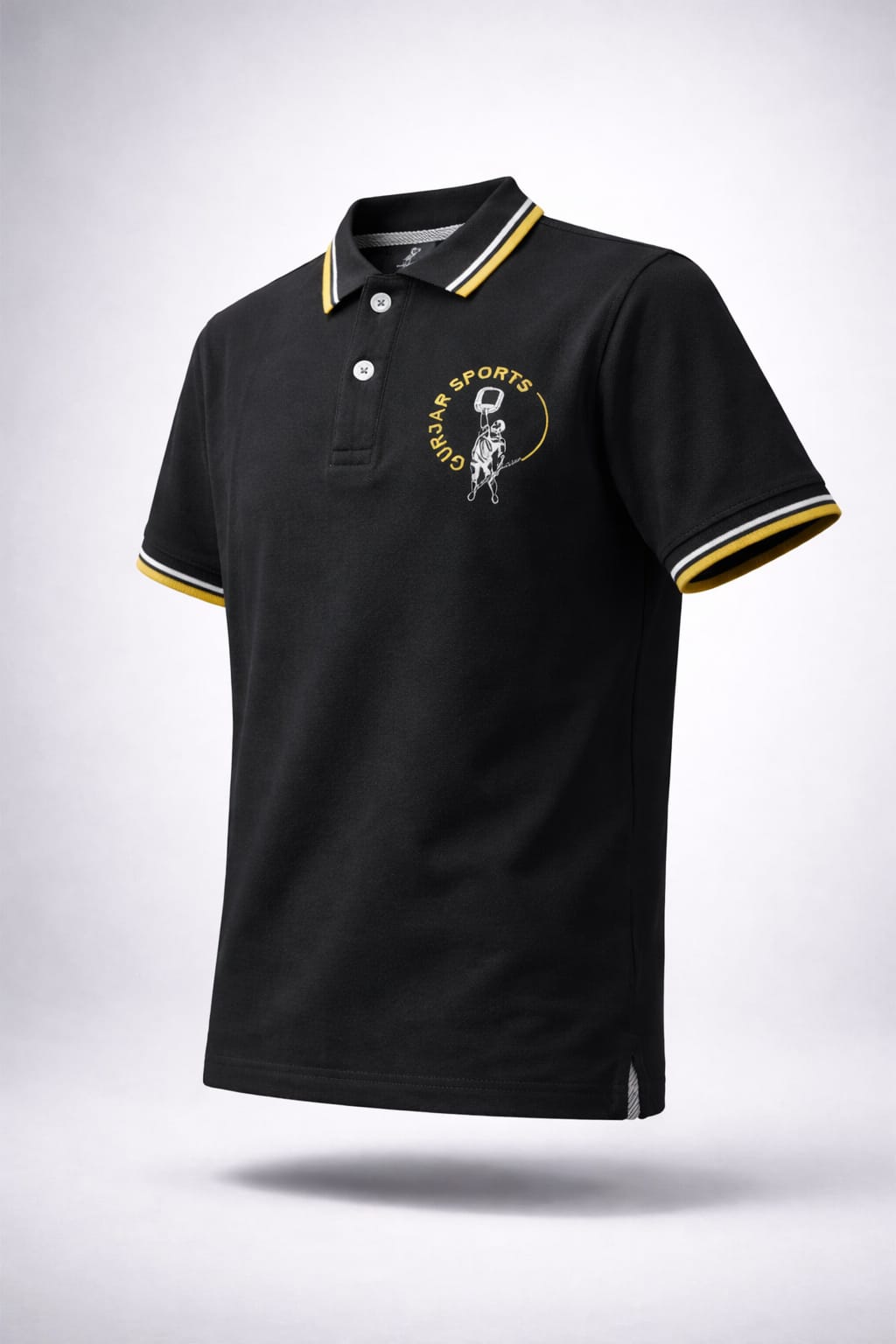 GURJAR SPORTS – Classic Matty Polo - Black