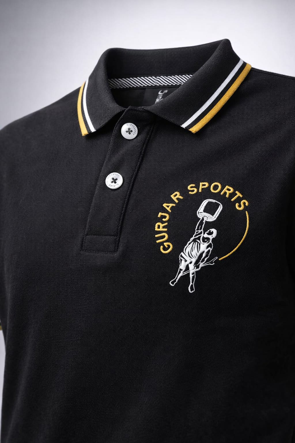 GURJAR SPORTS – Classic Matty Polo - Black
