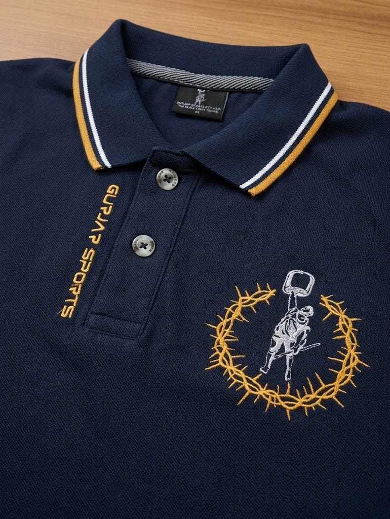 GURJAR SPORTS – Classic Matty Polo - Navy Blue