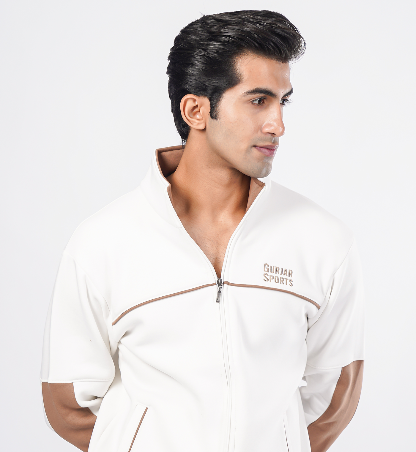 ROYAL Full-Zip Sweatshirts - Beige